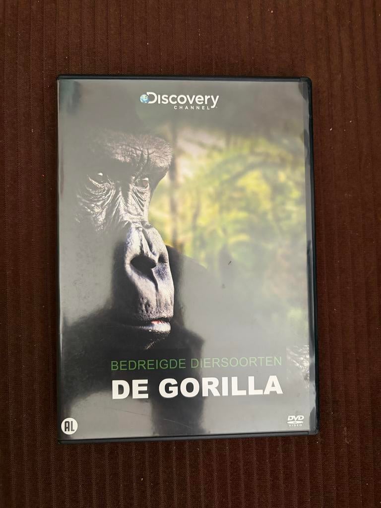 Discovery Channel DVD: Bedreigde Diersoorten - De Gorilla, Alle leeftijden, Ophalen of Verzenden, Zo goed als nieuw, Natuur