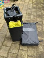 Campingbedje Bambino zwart/gifgroen met extra matras, Ophalen, Zo goed als nieuw, Reisbedje