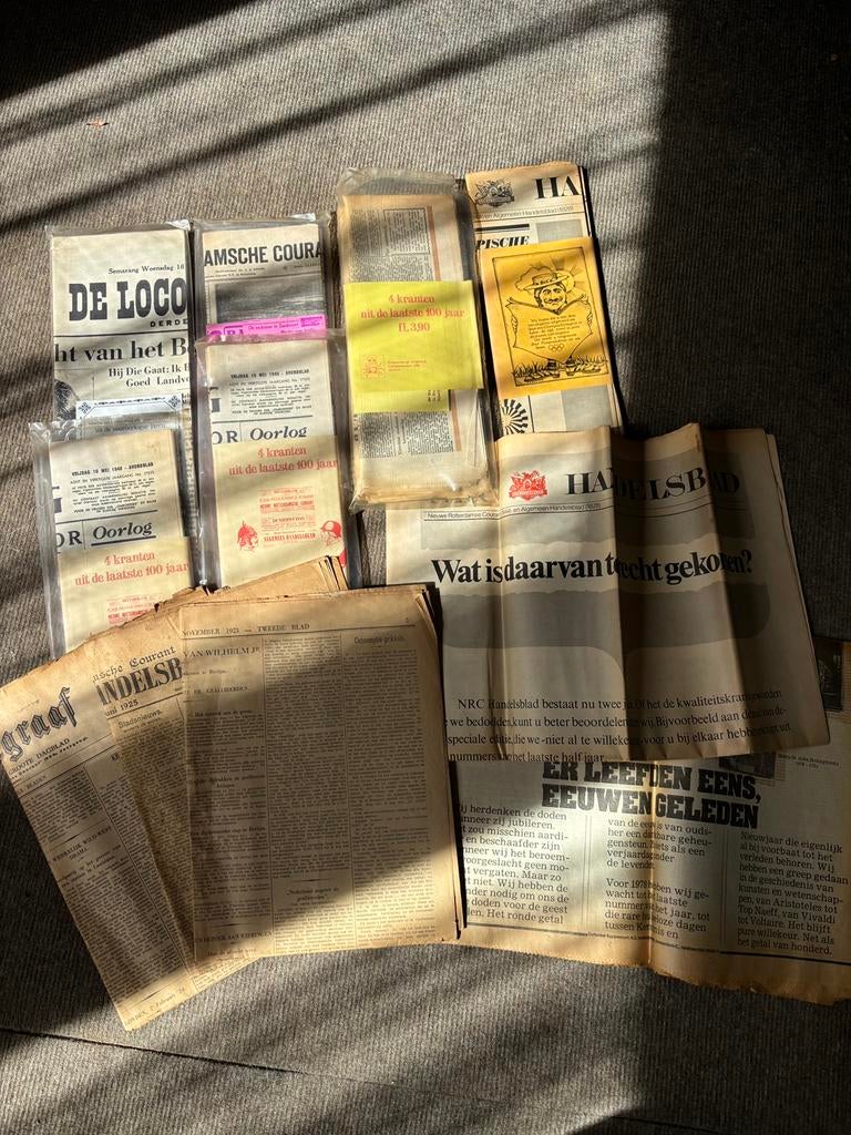 Bijzondere oude kranten, Verzamelen, Ophalen of Verzenden, 1940 tot 1960, Krant