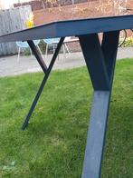 Antraciet low dining tuintafel 170x100x70 cm, Tuin en Terras, Tuintafels, Ophalen
