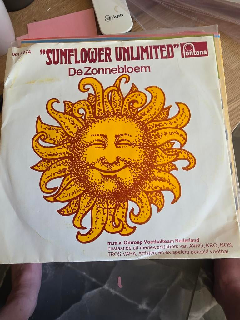Sunflower Unlimited - De Zonnebloem (Single), Gebruikt, Fotohoes, 7 inch, Single