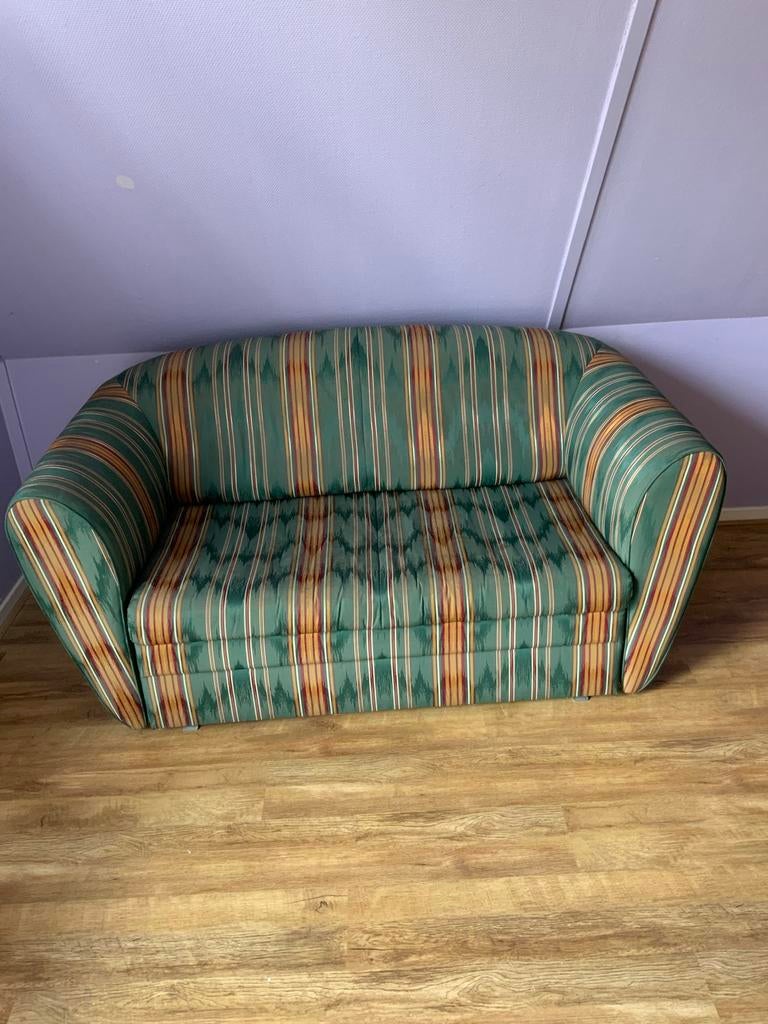 Morgana slaapbank met dekenkist en binnenvering, Ophalen, Gebruikt, Tweepersoons, 190 cm of minder