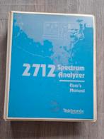 Tektronix 2712 Spectrum Analyzer Handleiding, Ophalen of Verzenden, Gelezen, Elektrotechniek, Tektronix