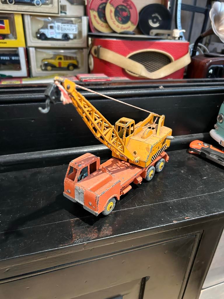 Dinky Toys 20 ton kraanwagen nummer 972, Ophalen of Verzenden, Gebruikt, Bus of Vrachtwagen
