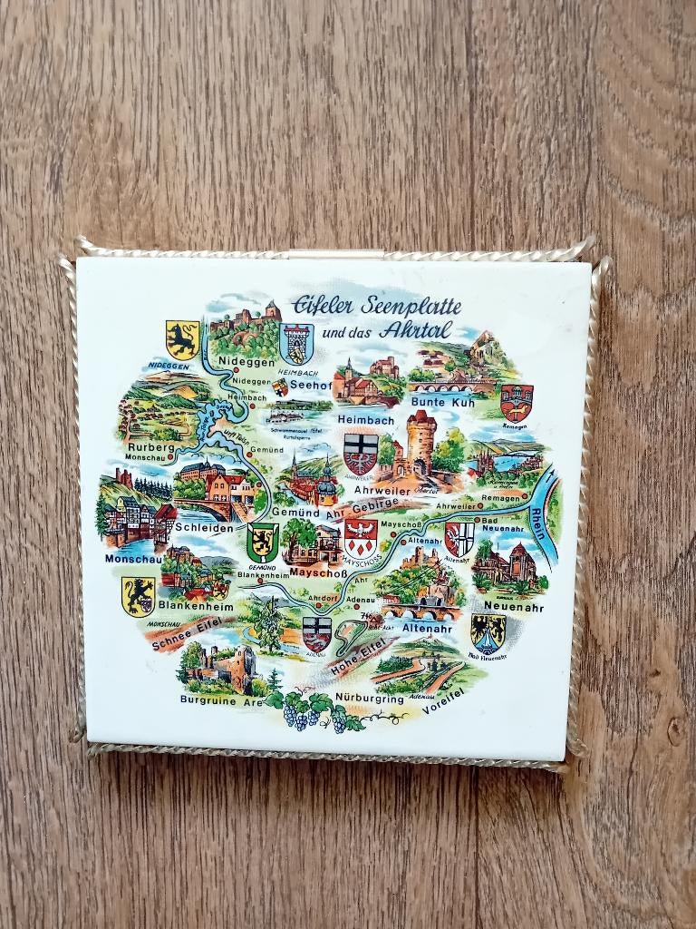 Onderzetter - Eifeler Seenplatte, Ophalen of Verzenden, Zo goed als nieuw, Overig