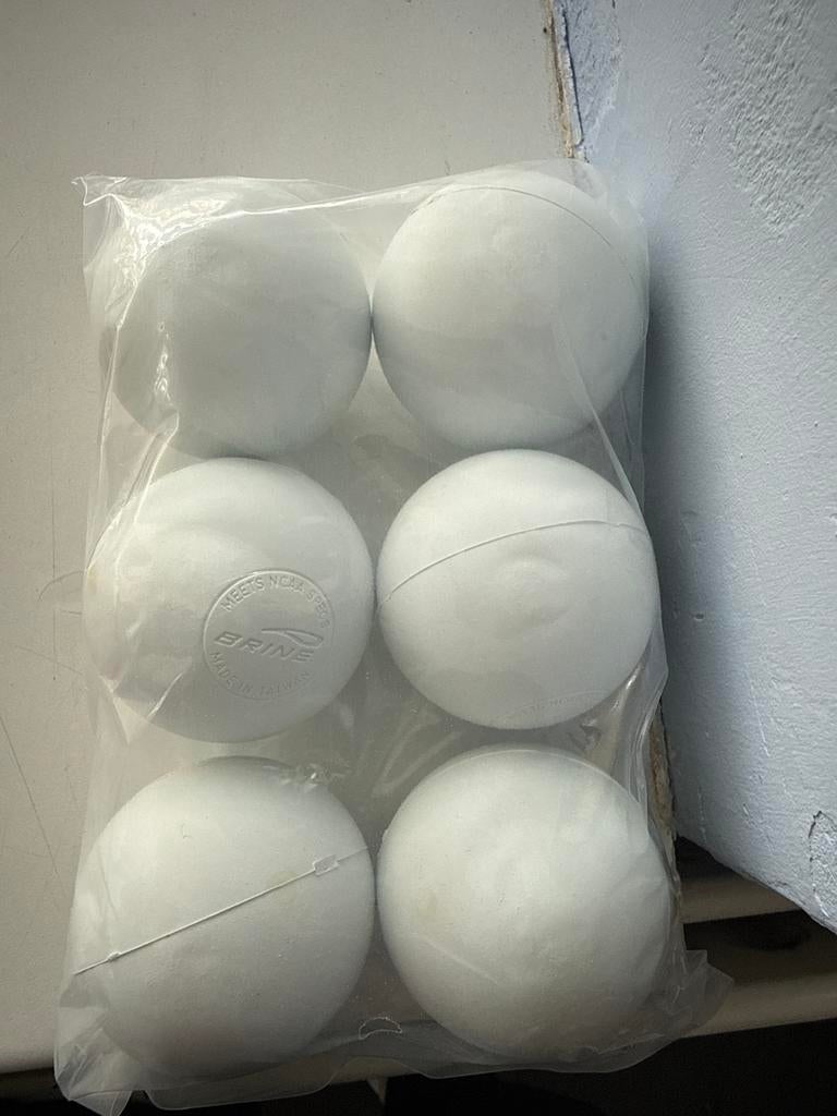 6 Nieuwe Brine Lacrosse Ballen - Wit, Sport en Fitness, Ophalen of Verzenden, Nieuw