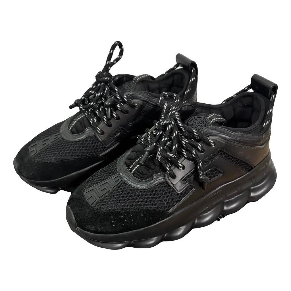 Originele Versace Chain Reaction Sneakers Maat 40, Ophalen of Verzenden, Zo goed als nieuw, Zwart