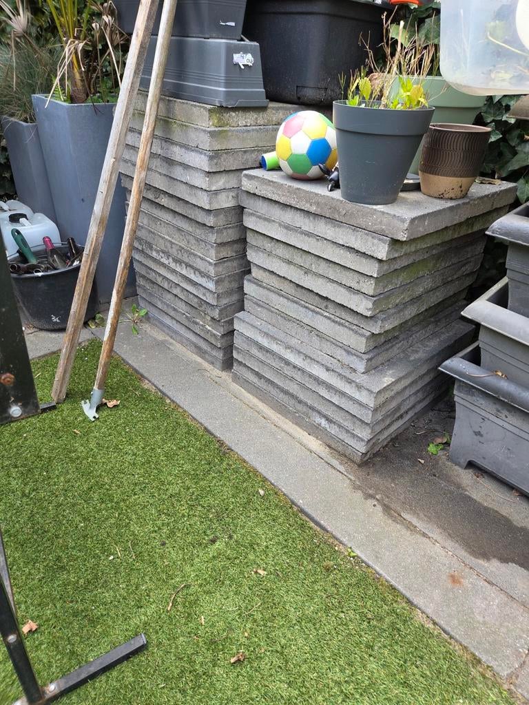 50x50 tuintegels, Tuin en Terras, Ophalen