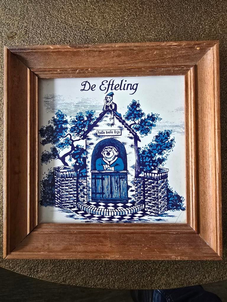 Efteling oud tegeltje in lijst, Verzenden