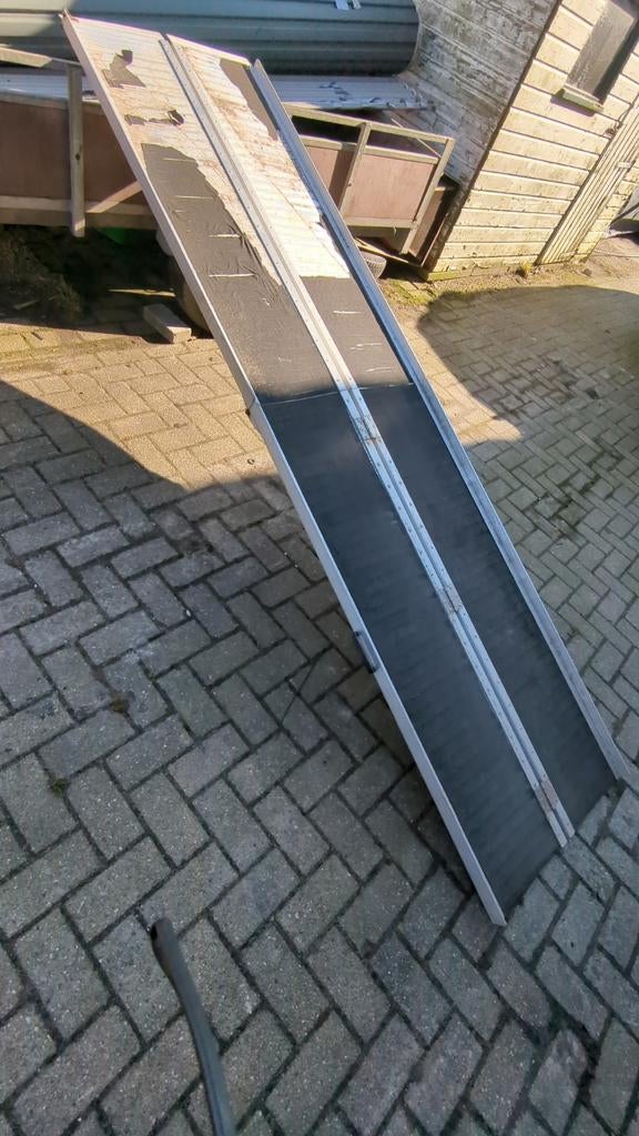 Lange Oprijplaat / oprijplank, Ophalen, Gebruikt