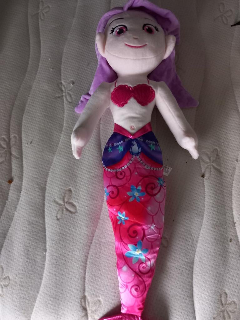Zeemeermin knuffel, Kinderen en Baby's, Speelgoed | Knuffels en Pluche, Ophalen of Verzenden, Zo goed als nieuw, Overige typen
