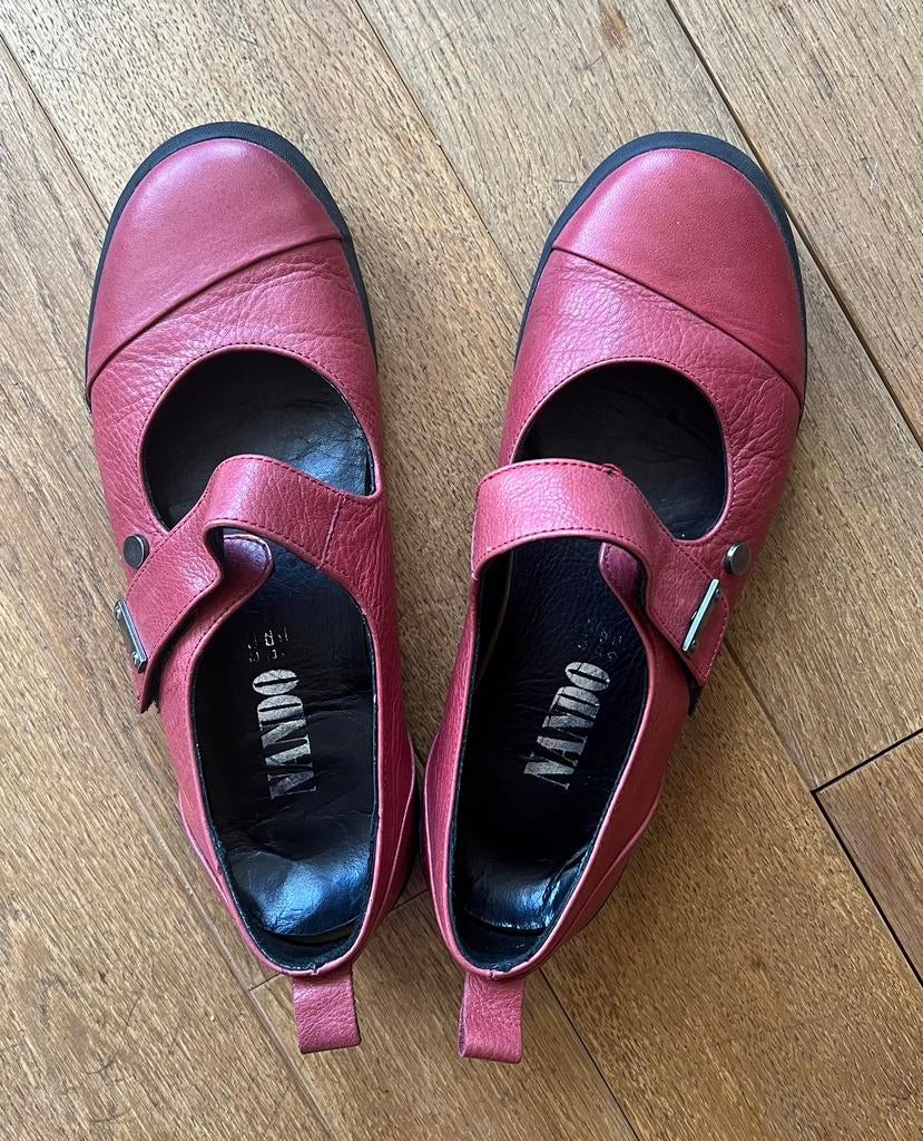 Platte rode schoenen, maat 38, Ophalen of Verzenden, Nieuw, Rood