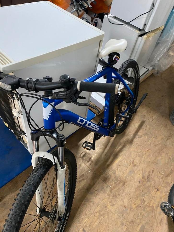 Cross Mountainbike - Blauw/Wit, Fietsen en Brommers, Fietsen | Mountainbikes en ATB, Gebruikt, Heren, Overige merken, Hardtail
