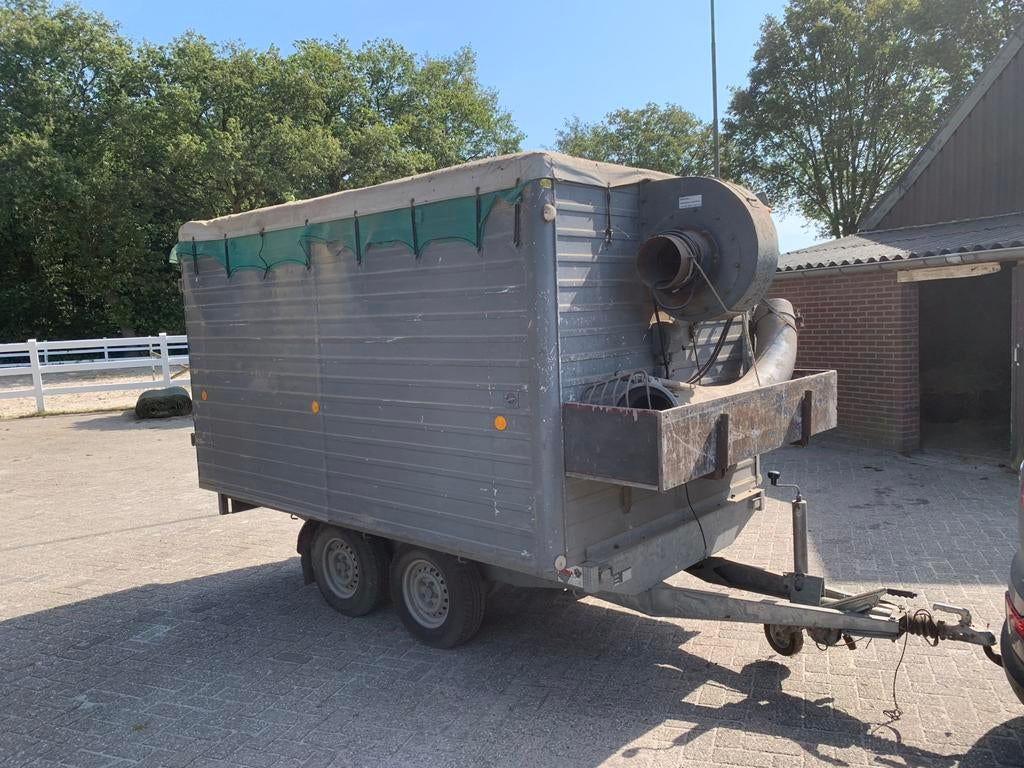 Te koop : dubbelasser zuigwagen met krachtmotor, Auto diversen, Aanhangers en Bagagewagens, Gebruikt, Ophalen