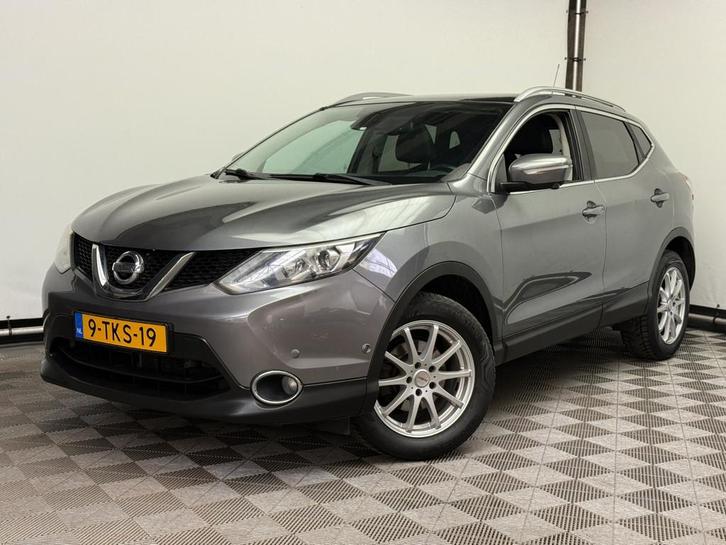 Nissan QASHQAI 1.2 Tekna 360 Leer Pano Trekhaak NL Auto, Auto's, Nissan, Bedrijf, Te koop, Qashqai, 360° camera, ABS, Achteruitrijcamera