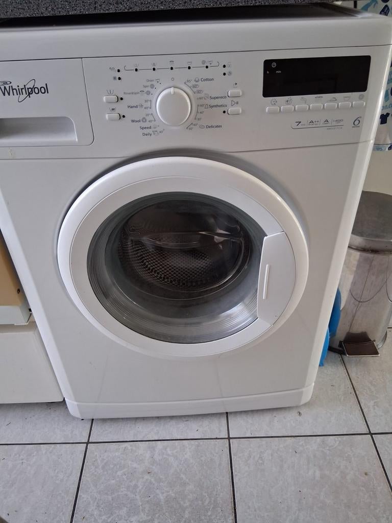 Whirlpool wasmachine, Ophalen of Verzenden, 1200 tot 1600 toeren