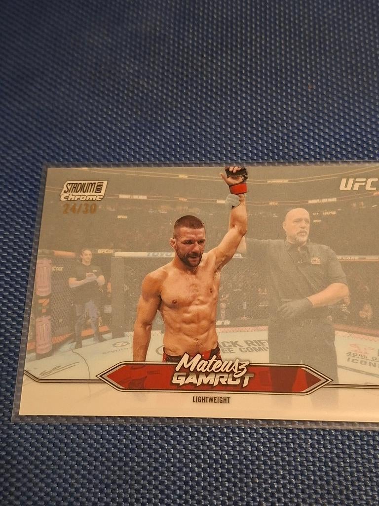 Topps Stadium Club UFC Mateusz Gamrot /30, Ophalen of Verzenden, Zo goed als nieuw, Plaatje