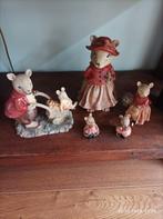 Set schattige muizen beeldjes, Ophalen of Verzenden, Zo goed als nieuw, Dier