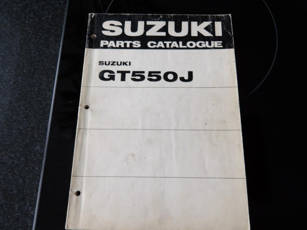 Orig werkplaatshandboek Parts Suzuki GT550 J, Verzenden, Suzuki