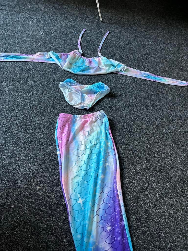 Zeemeermin zwemset maat 130 - Ziet er nog goed uit, Kinderen en Baby's, Kinderkleding | Kinder-zwemkleding, Ophalen, Gebruikt