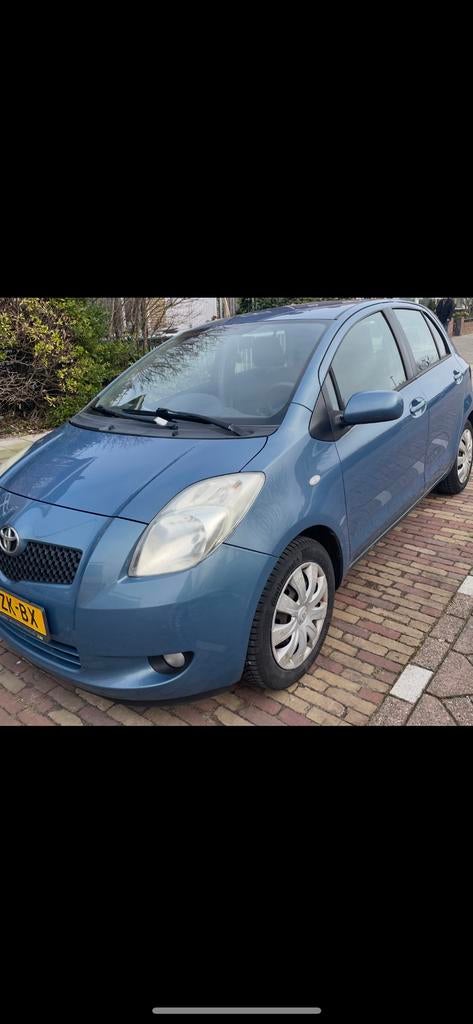 Toyota Yaris 1.3 16V Vvt-i 5DR 2008 Blauw, Voorwielaandrijving, 40 €/maand, 4 cilinders, 547 kg