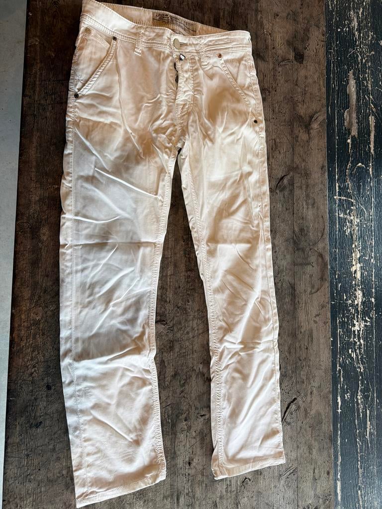 Jacob Cohen Tailored Jeans - Maat 29, Ophalen of Verzenden, Gedragen, Maat 46 (S) of kleiner, Wit