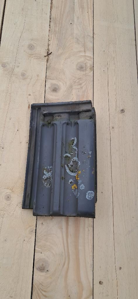 Gevelpannen, Ophalen, Gebruikt, Steen of Klei, Blauw