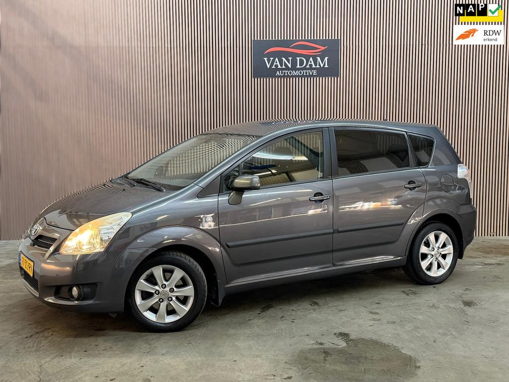 Toyota Verso 1.6 VVT-i Luna 2008 NAP CRUISE CLIMA AIRCO PDC, Auto's, Gebruikt, Zwart, Origineel Nederlands, Handgeschakeld