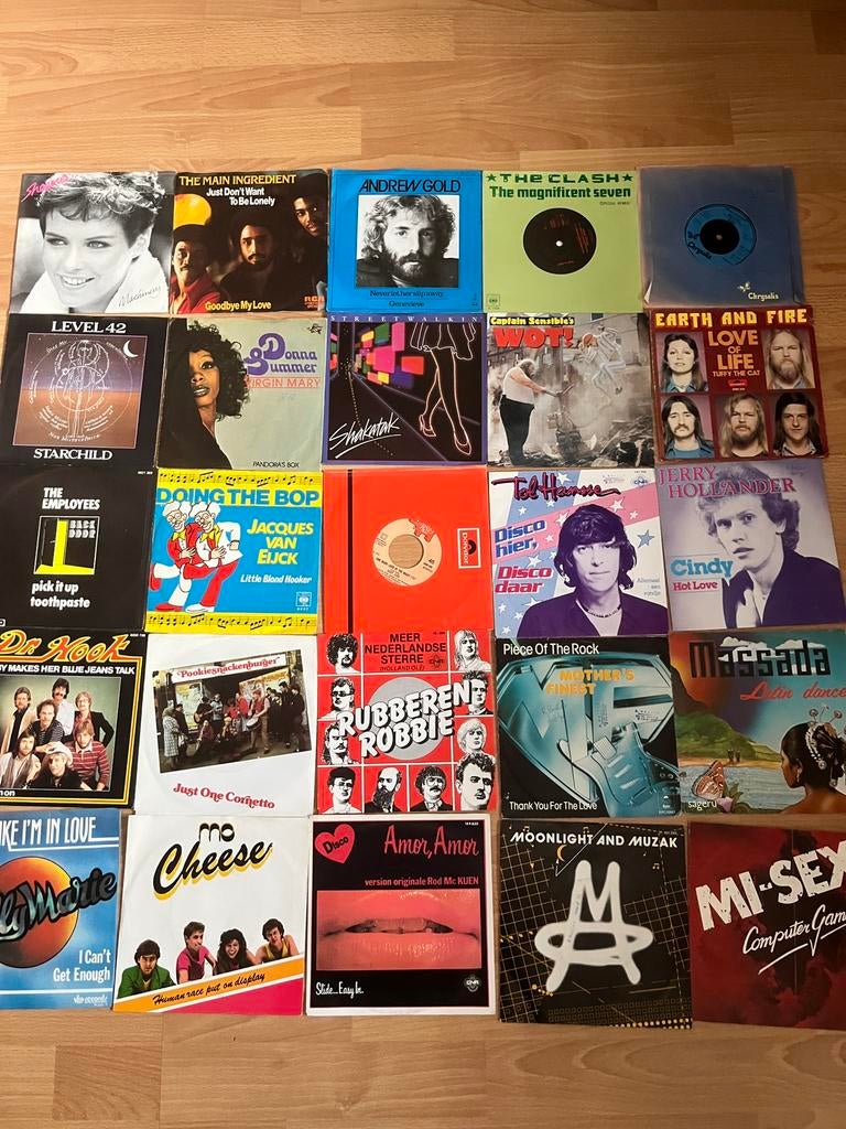 Partij singeltjes 173 stuks, Ophalen of Verzenden, Zo goed als nieuw, Overige formaten, Overige genres