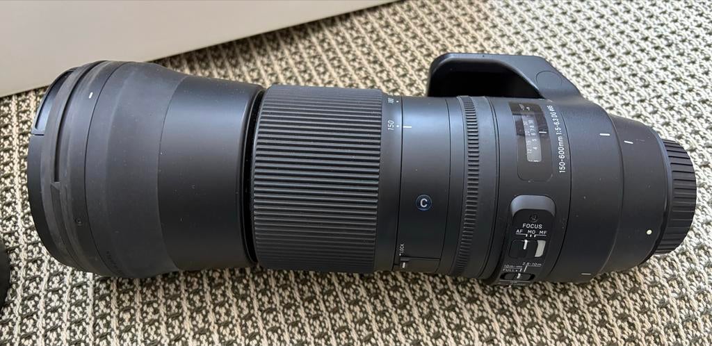 Sigma 150-600mm f/5-6.3 DG OS HSM Telelens Canon EF mount, Ophalen of Verzenden, Zo goed als nieuw, Telelens, Zoom