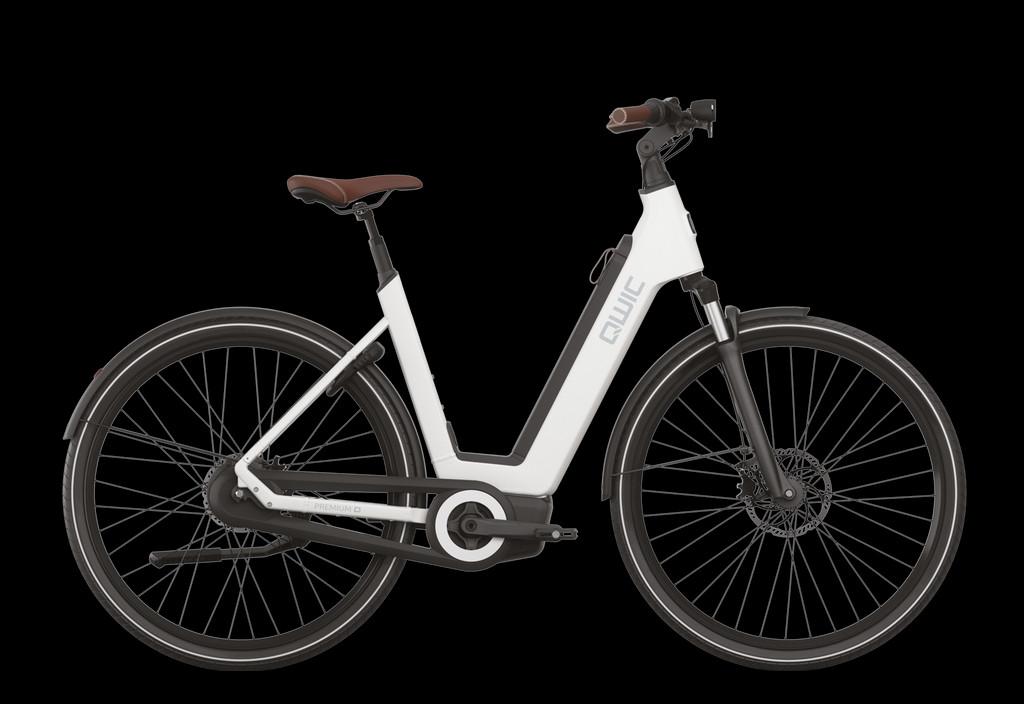 Qwic Premium q mn8 belt wit dames 48cm 28inch, Fietsen en Brommers, Elektrische fietsen, 47 tot 51 cm, Nieuw, Qwic