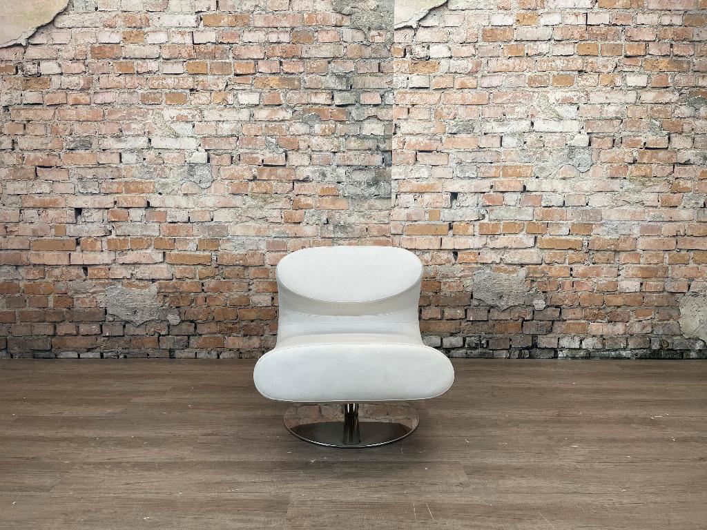 Softline Rio wit bij TheReSales, Huis en Inrichting, Fauteuils, Ophalen, Design, Zo goed als nieuw, 50 tot 75 cm