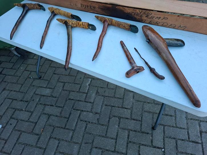 Antieke houten gereedschappen en werktuigen, Antiek en Kunst, Antiek | Gereedschap en Instrumenten, Ophalen