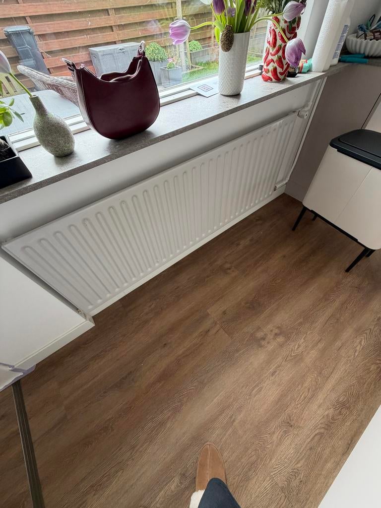 Witte radiator, Doe-het-zelf en Verbouw, Verwarming en Radiatoren, Ophalen, 30 tot 80 cm, Radiator, 150 cm of meer