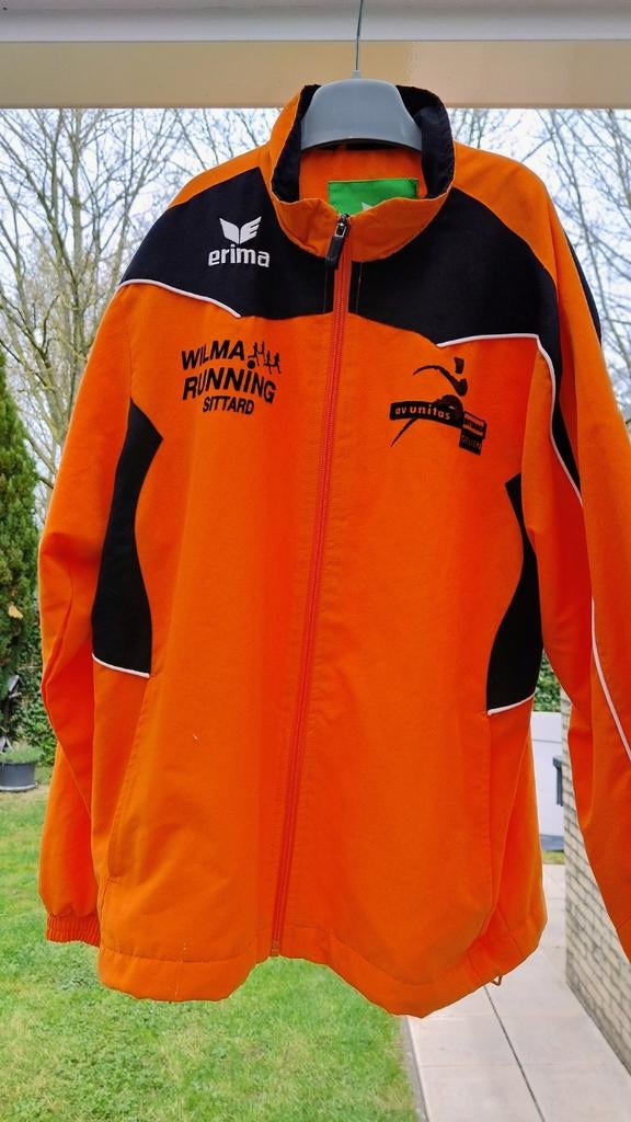 AV Unitas sportvest, Kinderen en Baby's, Kinderkleding | Maat 164, Ophalen, Jongen of Meisje, Trui of Vest, Erima