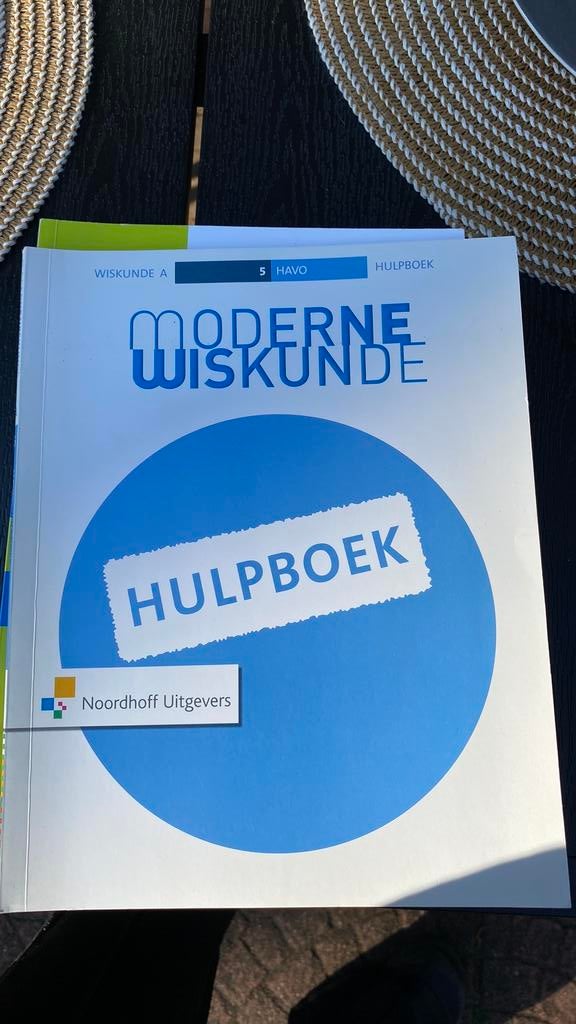 Hulpboek moderne wiskunde A havo 5, Boeken, Ophalen of Verzenden, Zo goed als nieuw