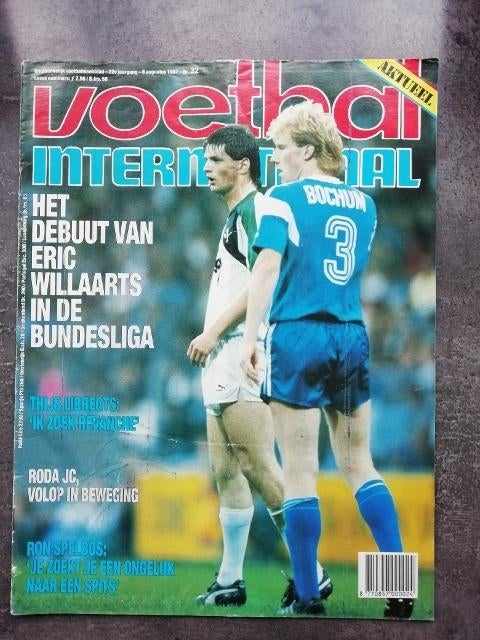 Voetbal International, 22e  jaargang, nr. 32, 1987, Ophalen, Gebruikt, Overige binnenlandse clubs, Boek of Tijdschrift