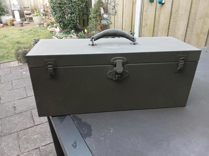 Military army ww2 nos tool chest  / box gmc dodge willys, Verzamelen, Militaria | Tweede Wereldoorlog, Overige soorten, Overige typen