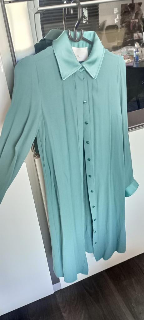 Elisabetta Franchi tuniek blauw groen turquoise maat XS, Kleding | Dames, Ophalen of Verzenden, Zo goed als nieuw, Maat 34 (XS) of kleiner