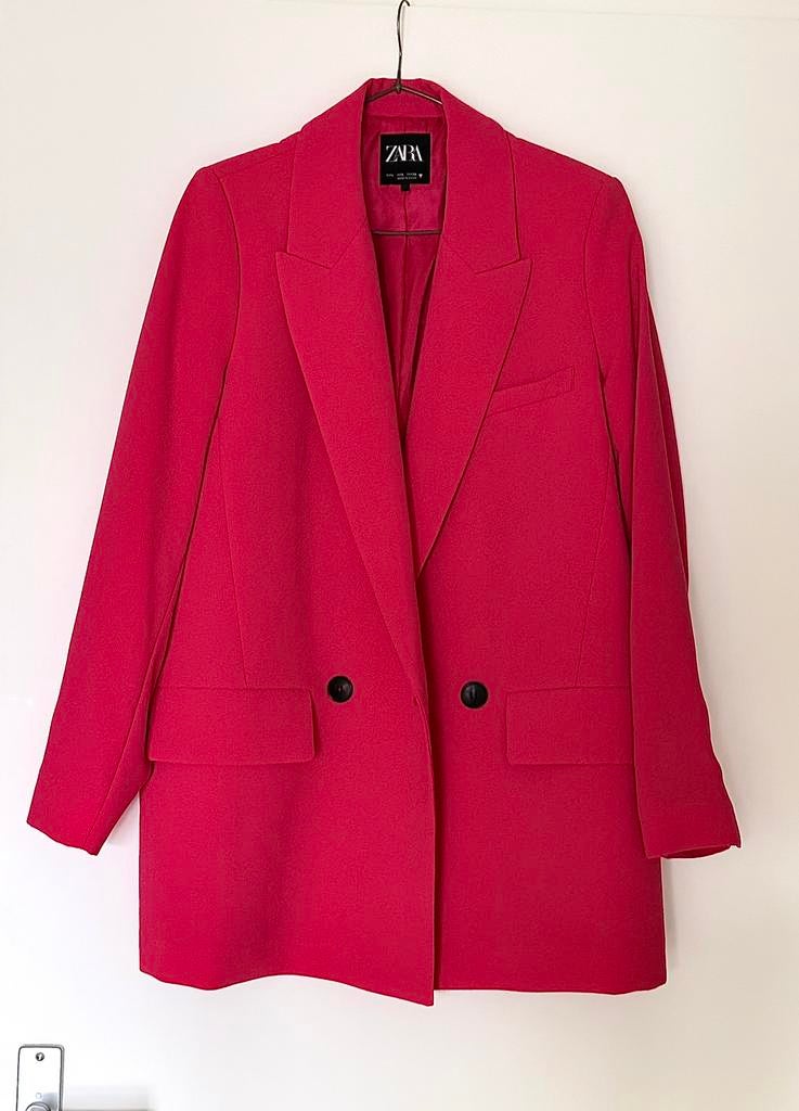 Blazer Zara, Ophalen of Verzenden, Zo goed als nieuw, Roze