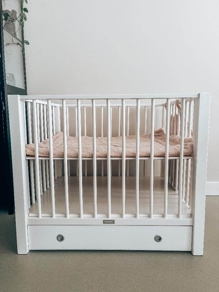 Box Bopita, inclusief boxkleed en boxtas van bear hug, Kinderen en Baby's, Ophalen, Gebruikt, Rechthoekig, In hoogte verstelbaar