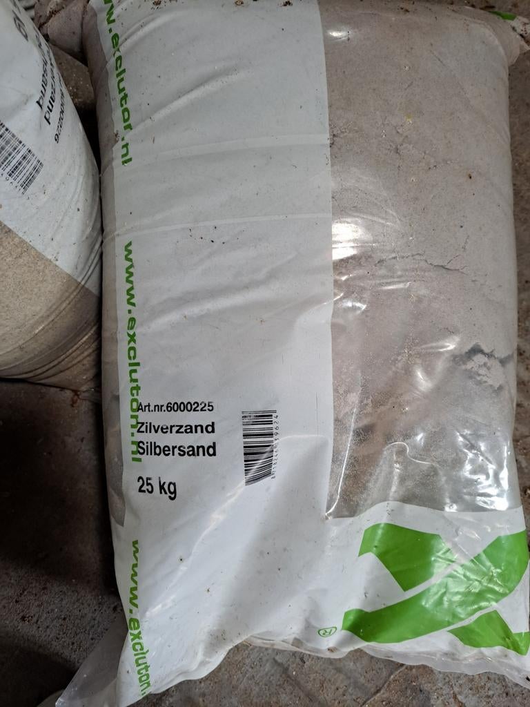 3 Zakken Zilverzand - Ideaal voor diverse toepassingen, Ophalen, Nieuw, Zilverzand