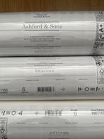 3 rollen Ashford & Sons behang, wit, Ophalen of Verzenden, 10 tot 25 m², Wit