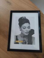 Ikea Rodalm fotolijst 30x40 zwart glimmend met passe-partout, Ophalen of Verzenden, Zo goed als nieuw