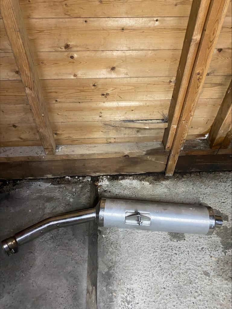 Originele uitlaat Yamaha R6 1999 600cc, Ophalen of Verzenden, Gebruikt
