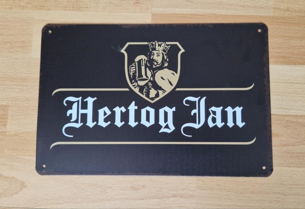 Decoratiebord Hertog Jan, Verzamelen, Biermerken, Ophalen of Verzenden, Zo goed als nieuw, Flesje(s), Hertog Jan