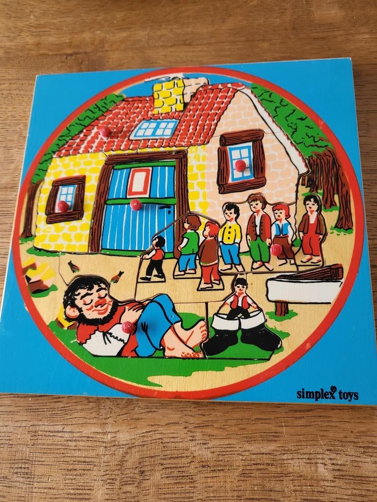 Simplex Sprookjes Puzzels Jaren '60/'70 - Per Stuk, Ophalen of Verzenden
