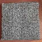 Stoelkussentjes met roosjes, Huis en Inrichting, Woonaccessoires | Kussens, Ophalen, Zo goed als nieuw, Zwart, Vierkant