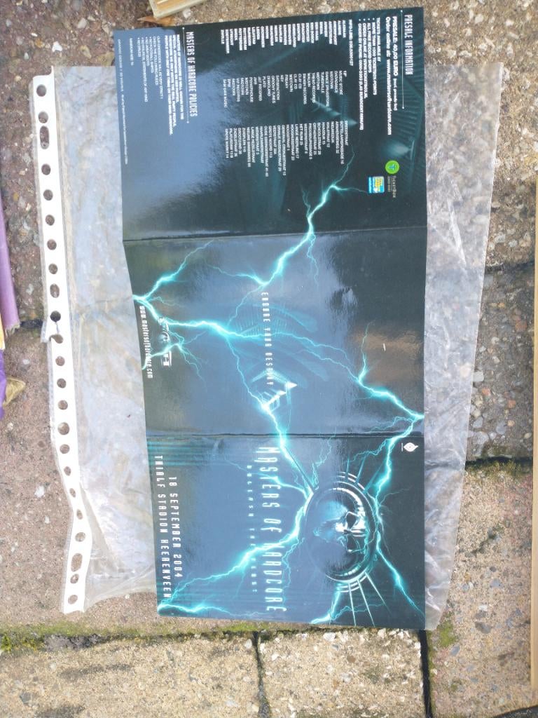 folder, masters of hardcore, Ophalen, Nieuw