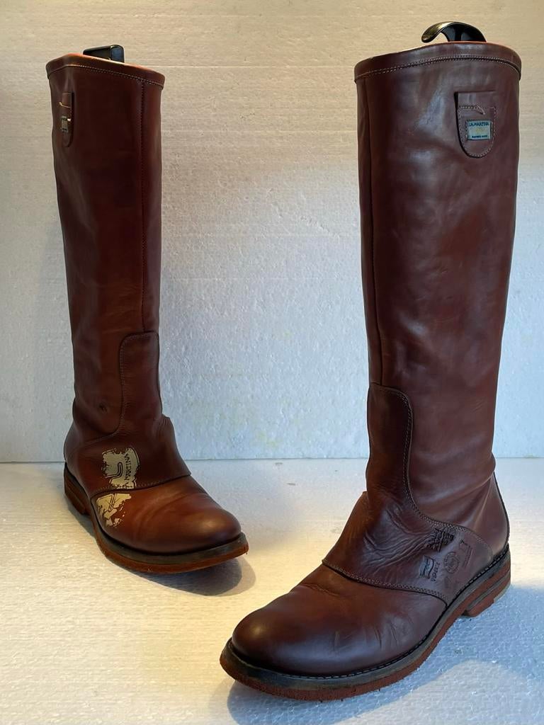 La Martina Polo boots stoere design laarzen boots bruin 39, Kleding | Dames, Schoenen, Hoge laarzen, Bruin, Ophalen of Verzenden